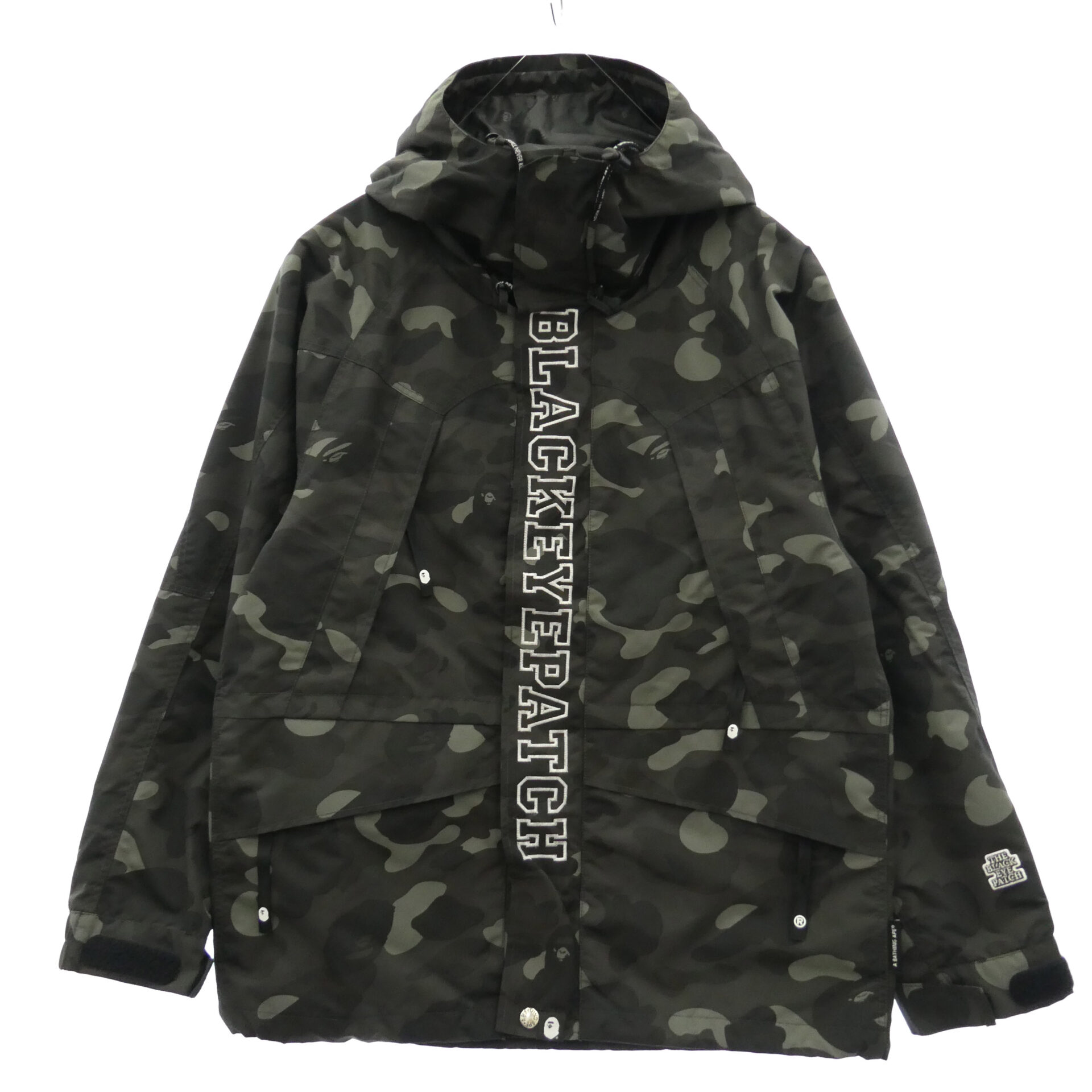 アベイシングエイプ × BLACK EYE PATCH COLOR CAMO SNOWBOARD JACKET 買取実績