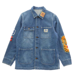 アベイシングエイプ SHARK DENIM JACKET シャーク カバーオール デニム ジャケット 買取実績 画像
