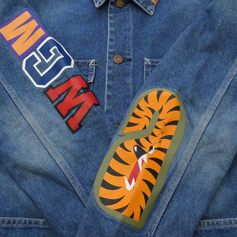 アベイシングエイプ SHARK DENIM JACKET シャーク カバーオール デニム ジャケット 買取実績 画像
