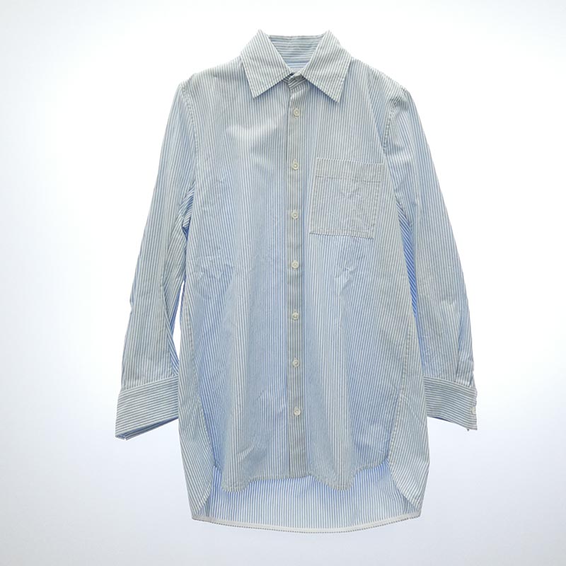 ボッテガヴェネタ 22AW 708853 V2AQ0 ストライプ オーバーサイズ コットン 長袖 シャツ 買取実績