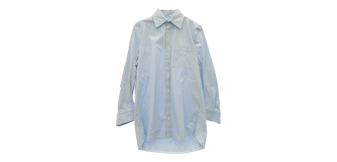 ボッテガヴェネタ 22AW 708853 V2AQ0 ストライプ オーバーサイズ コットン 長袖 シャツ 買取実績