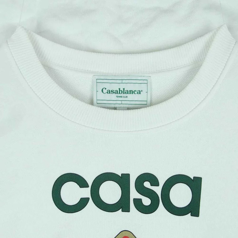 カサブランカ 23SS CASABLANCA23SS-8 グラフィックプリント クルーネック スウェット トレーナー 買取実績 画像