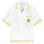 カサブランカ White Tennis Landscape Short Sleeve Silk Shirt ホワイト テニス ランドスケープ ショートスリーブ シルクシャツ 画像