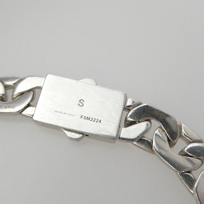 セリーヌ 461EE6SIL Mesh Necklace in Sterling Silver with Rhodium finish シルバー925 メッシュチェーン ネックレス 買取実績 画像