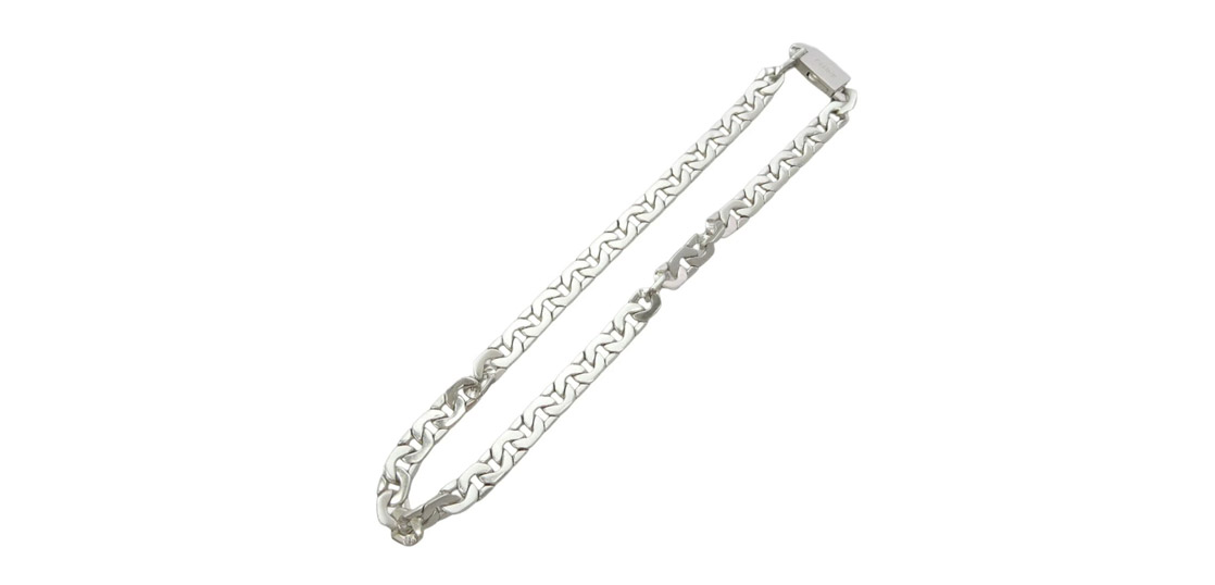 セリーヌ 461EE6SIL Mesh Necklace in Sterling Silver with Rhodium finish 買取実績