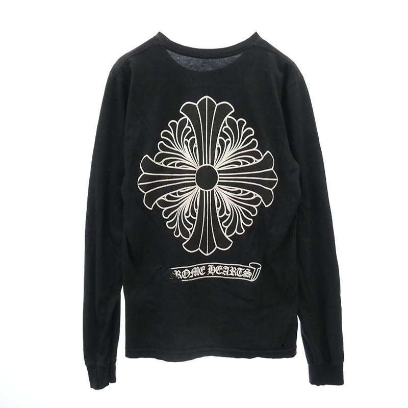 クロムハーツ（原本無） CH PLUS T-SHRT CHプラス バックスクロールプリント 長袖 Tシャツ 買取実績 画像