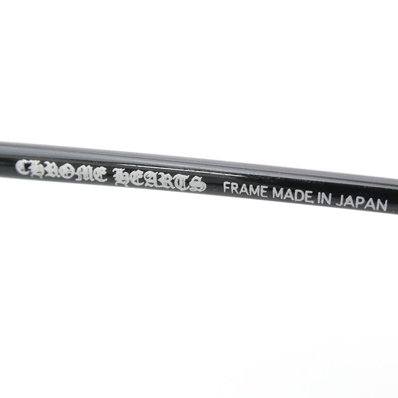 クロムハーツ（原本無） 純正ケース付属 FUN HATCH CHクロス スクエアフレーム 眼鏡 メガネ アイウェア 買取実績 画像