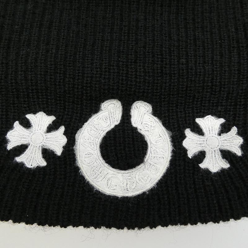 クロムハーツ(原本無) WOOL WATCH CAP CHプラス ホースシュー ニットキャップ ビーニー 帽子 買取実績 画像