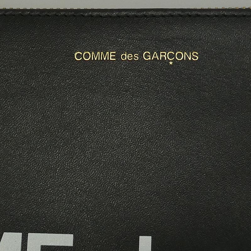 コムデギャルソン SA5100HL HUGE LOGO Wallet ヒュージ ロゴ ウォレット レザー ポーチ クラッチバッグ 買取実績 画像