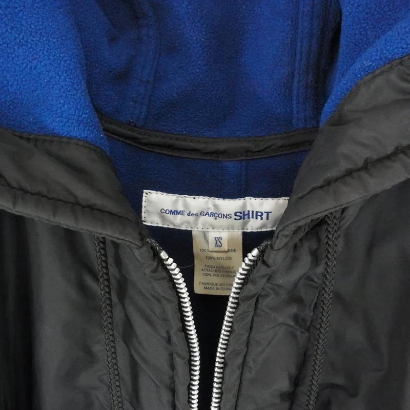 コムデギャルソン W19902 SHIRT シャツ 捻れ ハーフジップ ポンチョ 買取実績 画像