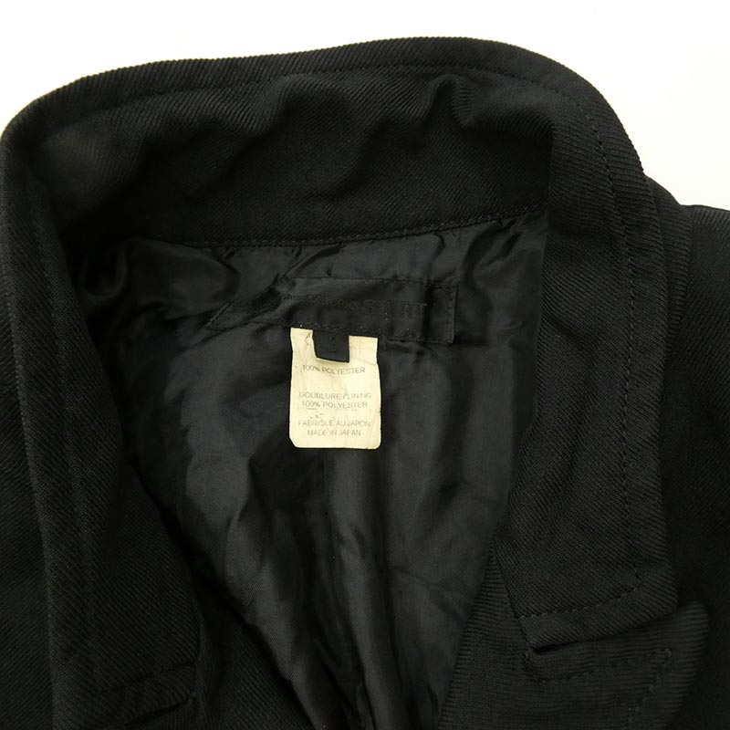 コムデギャルソン FQ-J510 SHIRT シャツ エステル縮絨 ポリ縮 ジップ テーラード ジャケット 買取実績 画像