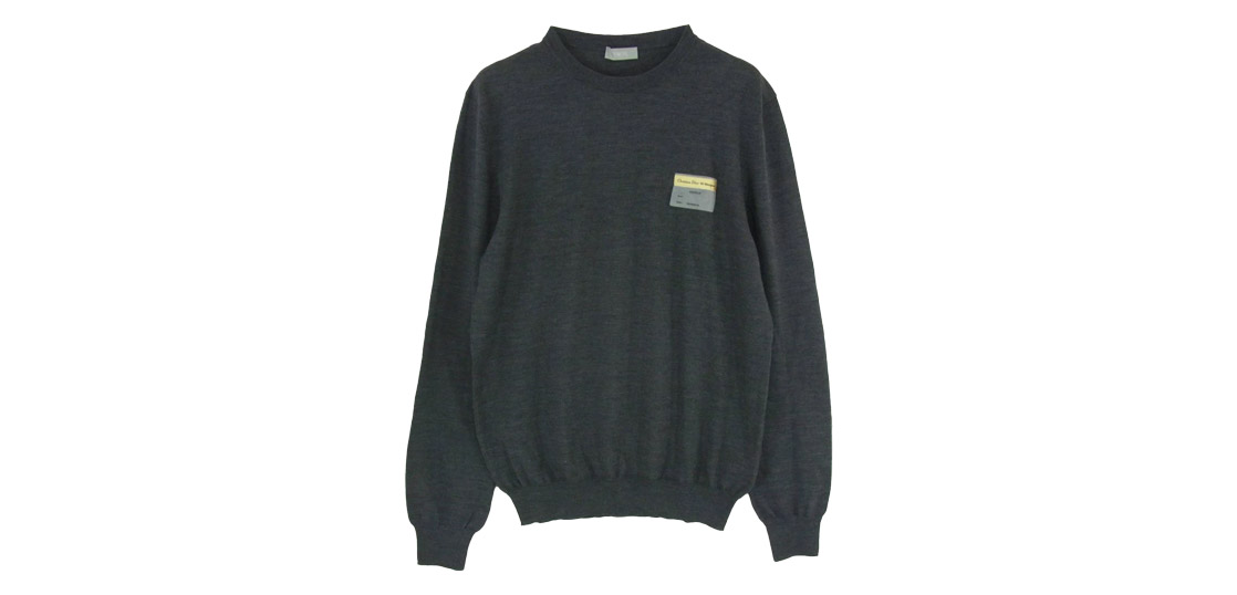 ディオール 19AW 923M649AT938 ビジター パッチ クルーネック ニット 買取実績