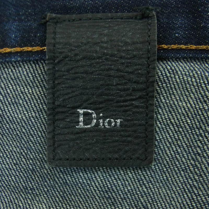 ディオールオム 10AW 0H31J1081600 クリス期 アンダーマイト ボタンフライ ストレッチ スキニー デニム パンツ 買取実績 画像