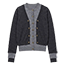 エゴンラボ ILLUSION LAYERED CARDIGAN イリュージョン レイヤード カーディガン 画像