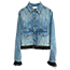 エゴンラボ LEATHER STRAP DENIM JACKET レザー ストラップ デニム ジャケット 画像