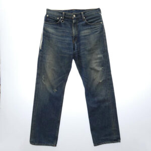 フラグメントデザイン FM505-0056 × Levis 505 Fenom DISCO リーバイス バック サンダー プリント スワロフスキー ラインストーン ウオッシュド デニムパンツ ジーンズ 買取実績 画像
