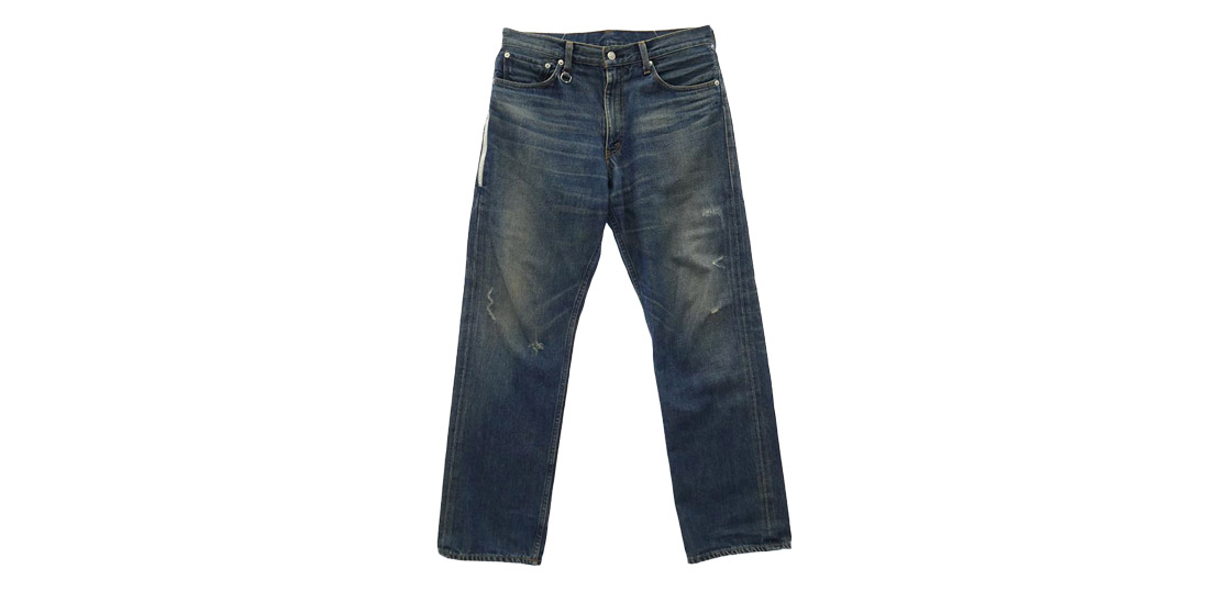 フラグメントデザイン FM505-0056 × Levis 505 Fenom DISCO リーバイス バック サンダー プリント スワロフスキー ラインストーン ウオッシュド デニムパンツ ジーンズ 買取実績