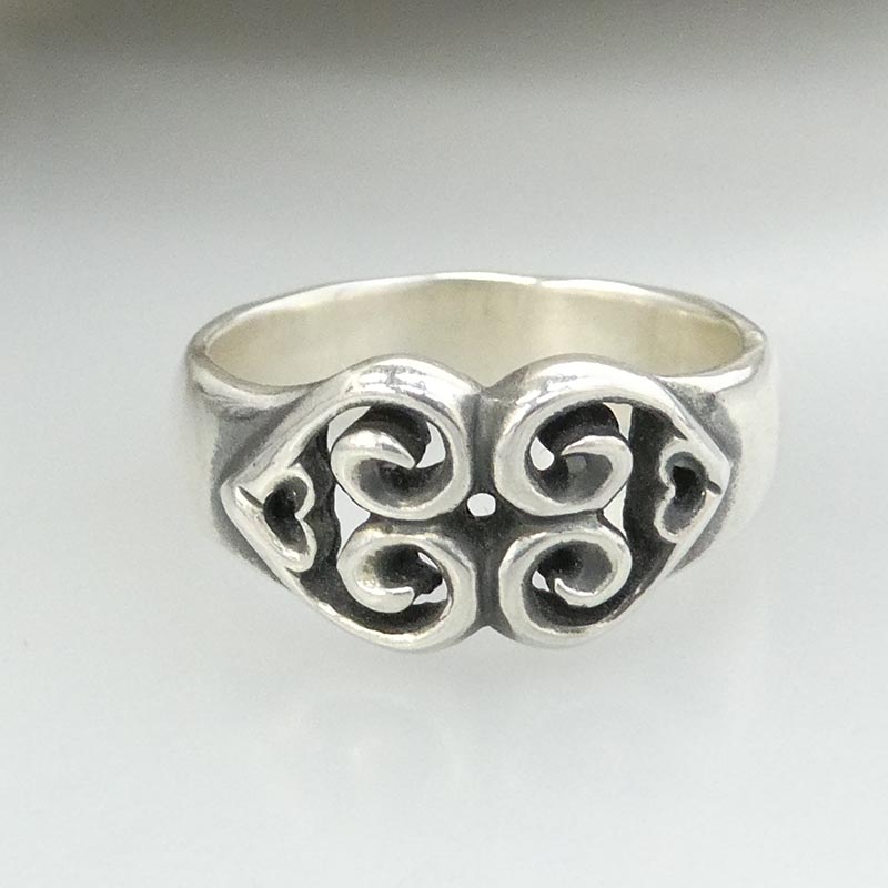 ガボール Gaboratory ガボラトリーホールディング ギャランティ付属 R-179 9mm Double Heart Ring 買取実績