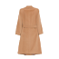 ベルテッド シングルブレスト コート 画像
