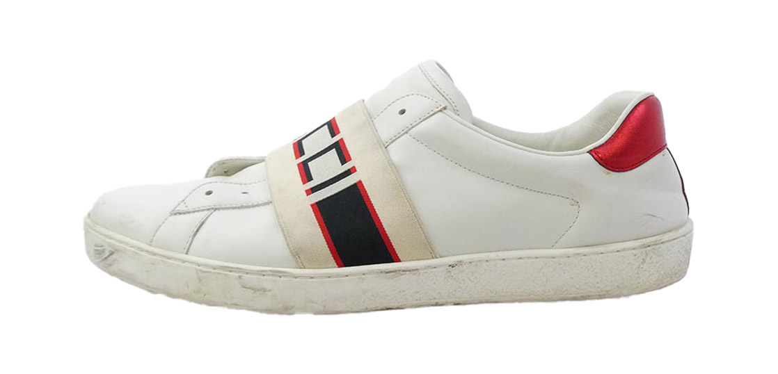 グッチ 523469 エースライン レザー ローカットスニーカー 買取実績
