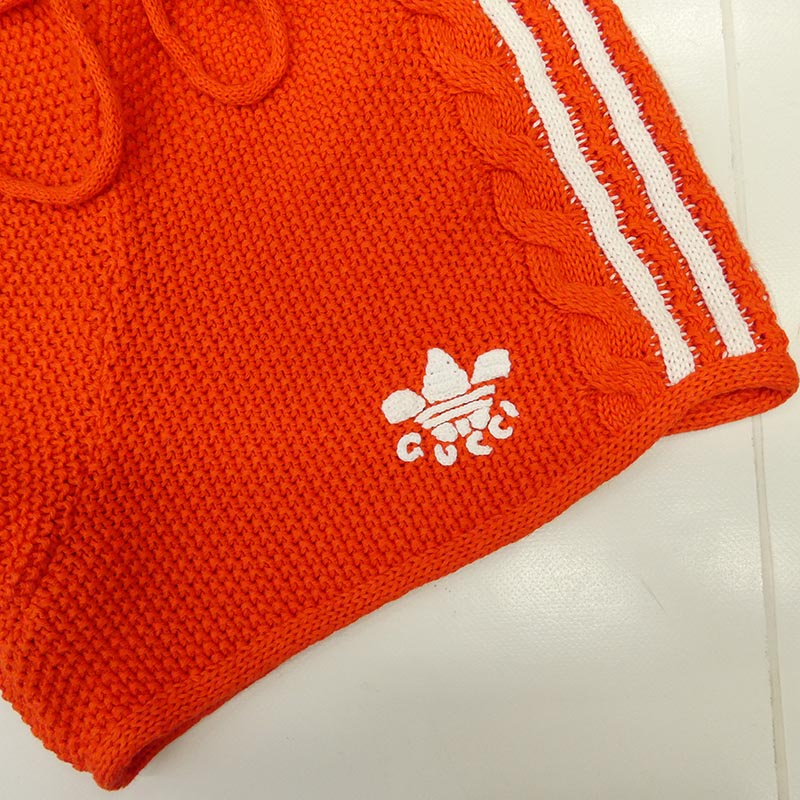 グッチ 693835 XKCDJ × adidas Knit Shorts アディダス ニット ショーツ ロゴ ショートパンツ 買取実績 画像