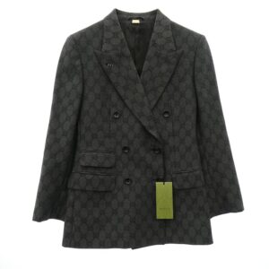 グッチ 715184 ZAKF8 GG Double-breasted wool jacquard jacket GG柄 買取実績