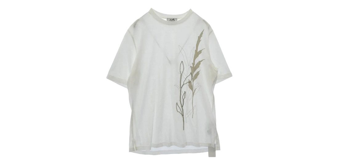 エルメス 国内正規品 3D ハーバリウム ボタニカル プリント 半袖 Ｔシャツ カットソー 買取実績