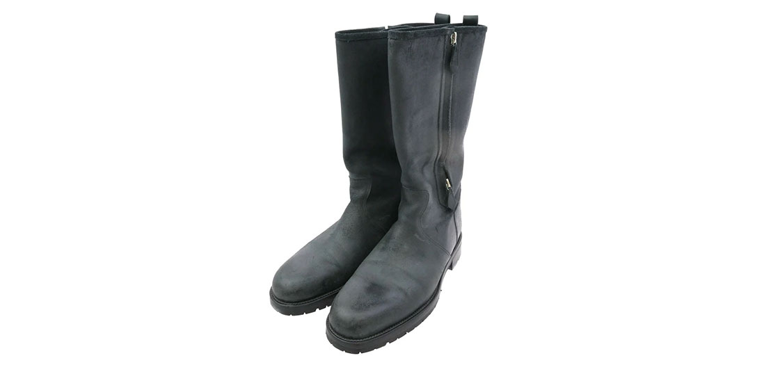 エルメス サイドジップ レザー ロング ブーツ 買取実績