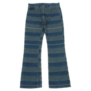 ヒステリックグラマー 21SS 02212AP01 KINKY ドッキング ウミヘビ ツギハギ スクラッチ フレア デニム パンツ 買取実績
