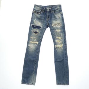 ヒステリックグラマー 24SS 0241AP10 RSM加工 スタッズ ボタンフライ スリムストレート ジーンズ デニムパンツ 買取実績