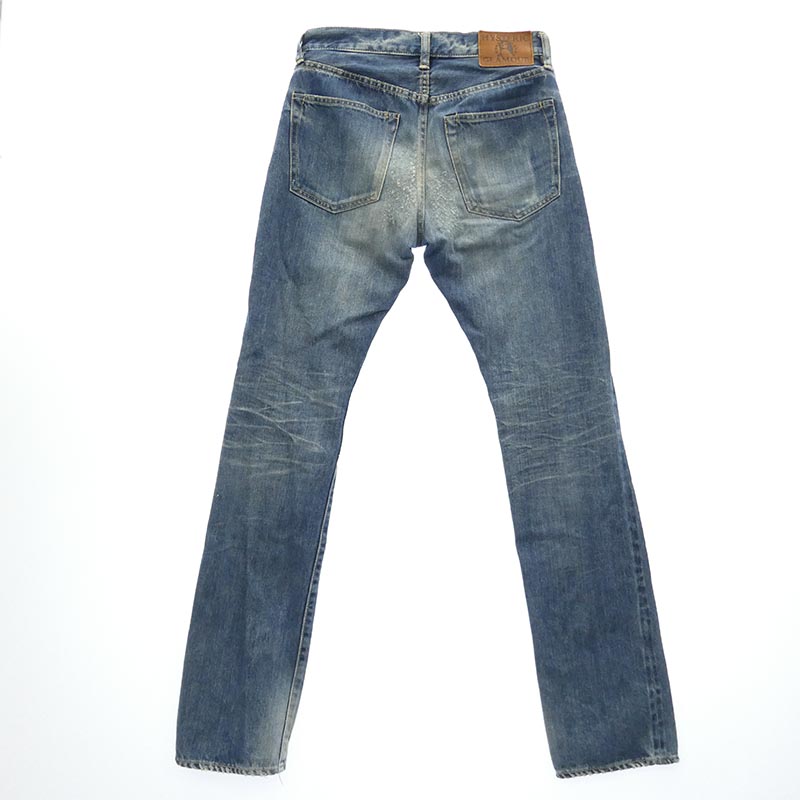 ヒステリックグラマー 24SS 0241AP10 RSM加工 スタッズ ボタンフライ スリムストレート ジーンズ デニムパンツ 買取実績 画像