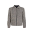 Zip-up bouclé tweed jacket 画像