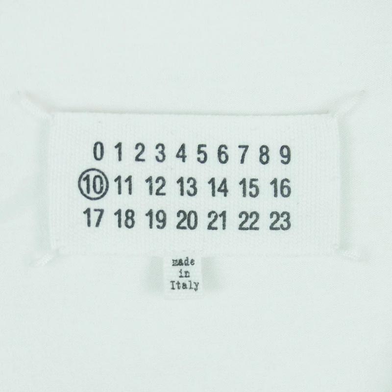 メゾンマルジェラ 20SS S30GC0696 カレンダーロゴ プリント 四つタグ 半袖 Tシャツ 買取実績 画像