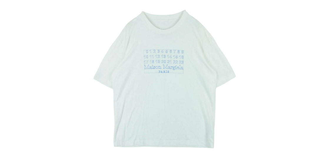 メゾンマルジェラ 20SS S30GC0696 カレンダーロゴ プリント 四つタグ 半袖 Tシャツ 買取実績
