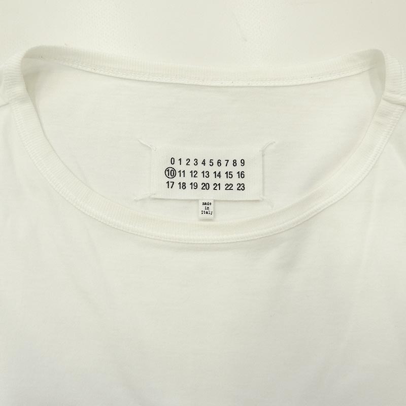 メゾンマルジェラ 20SS S30GC0701 DISTORTED LOGO T-Shirt ディストーティド ロゴ刺繍 半袖 Tシャツ 買取実績 画像