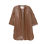 Manzoni 24 Women ナッパ コート ウィズ サドル ステッチ アンド サイド スリッツ 画像