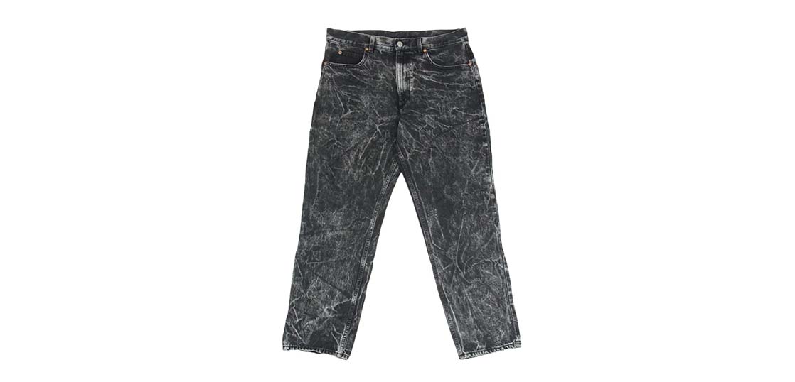  マーティンローズ S10MR223B イタリア製 RONNIE JEANS ブラック系 L 買取実績