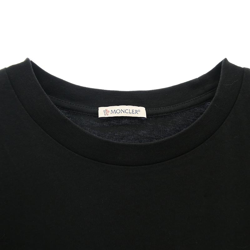 モンクレール 21AW G20918C00040 829H8 ロゴワッペン付 バック アニメ ベロア プリント 半袖 Tシャツ 買取実績 画像