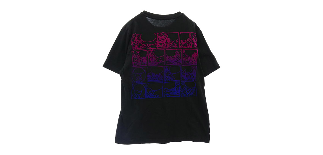 モンクレール 21AW G20918C00040 829H8 ロゴワッペン付 バック アニメ ベロア プリント 半袖 Tシャツ 買取実績