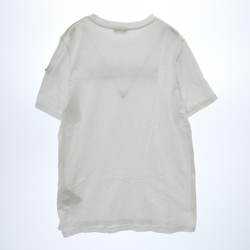 モンクレール 22AW H20918C00008 829H8 SS T-SHIRT ラバー ロゴ ワッペン フロント 刺繍 カット ロゴ 半袖 Tシャツ 買取実績 画像