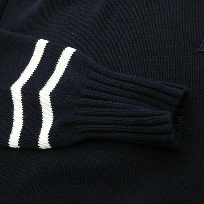 モンクレール 23AW I20919C00002 M1509 モンクレールジャパンタグ GIROCOLLO TRICOT モノグラムパッチ コットン ニット セーター 買取実績 画像