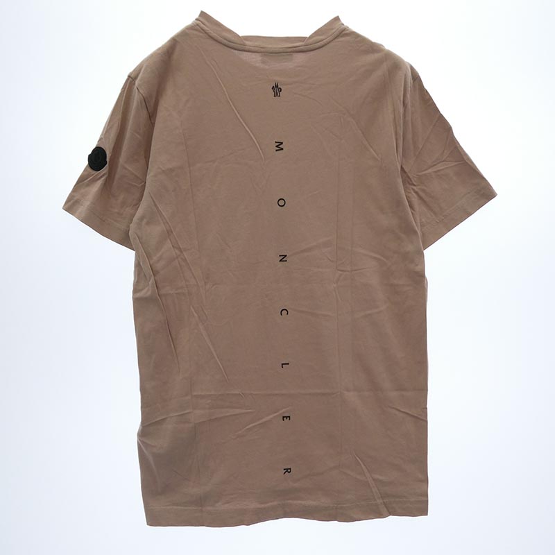 モンクレール 24AW J20918C00002 89A17 SS T-SHIRT ラバー ロゴ ワッペン バック 縦ロゴ プリント 半袖 Tシャツ 買取実績 画像