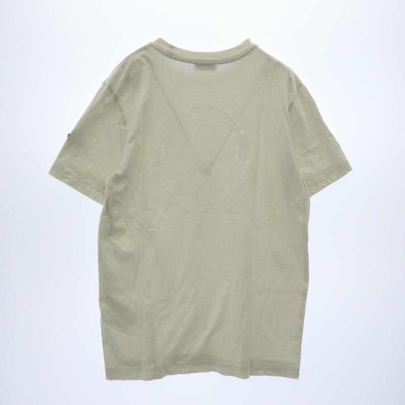 モンクレール 24AW J20918C00015 89A17 SS T-SHIRT ラバー ロゴ ワッペン フロント 縦ロゴ プリント 半袖 Tシャツ 買取実績 画像