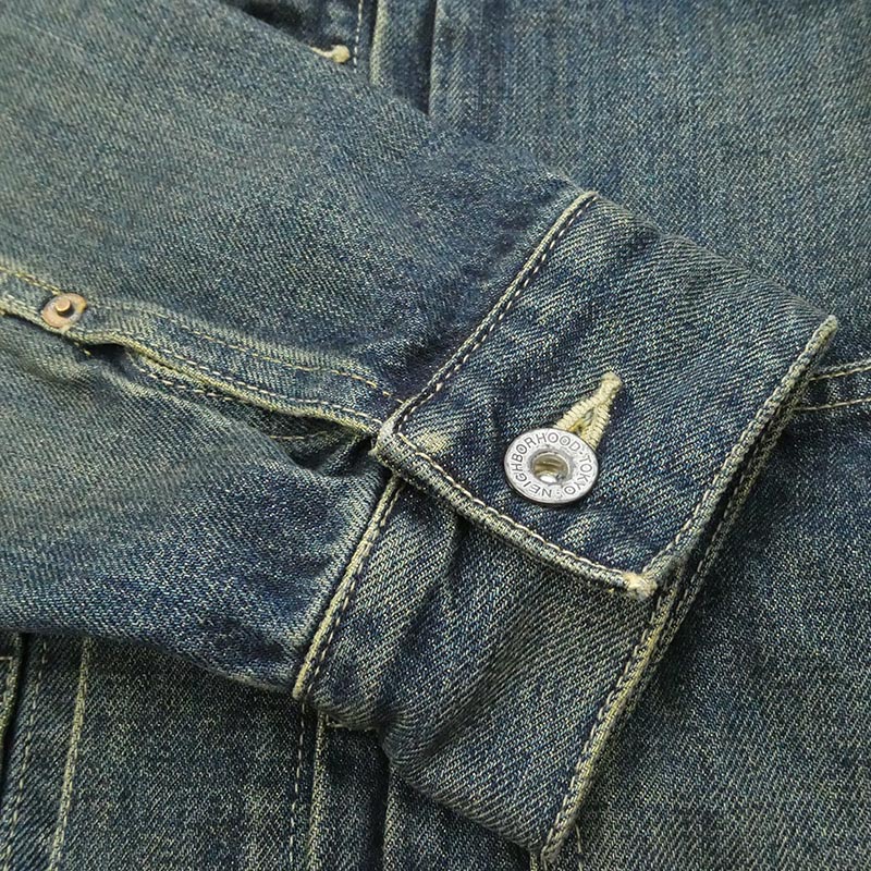 ネイバーフッド 24AW 242XBNH-JKM02 WASHED DENIM TYPE-1 JACKET 1stタイプ ウォッシュド Gジャン デニムジャケット 買取実績 画像