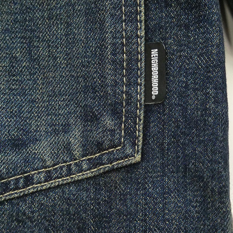 ネイバーフッド 24AW 242XBNH-JKM02 WASHED DENIM TYPE-1 JACKET 1stタイプ ウォッシュド Gジャン デニムジャケット 買取実績 画像
