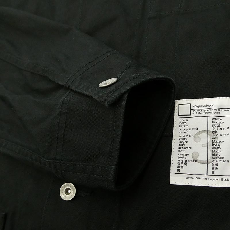 ネイバーフッド 25SS 251AQNH-JKM02 BW.SHORT COAT BLACK & WHITE シリーズ ワーク コート 買取実績 画像