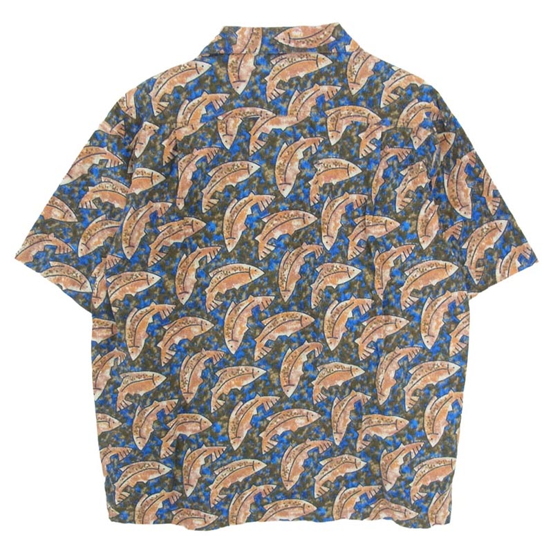 パタゴニア 92SS 53061 92年製 A/C SHIRT A/C 半袖 シャツ 魚柄 買取実績 画像