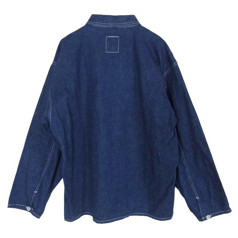 リアルマッコイズ MJ22008 UNIFORM WORK BLUE DENIM デニム プルオーバー シャツ ジャケット 買取実績 画像