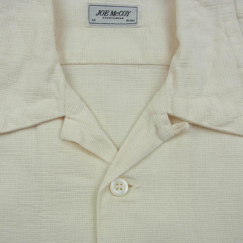 リアルマッコイズ MS20015 JOE McCOY ジョーマッコイ JM PANAMA SHIRT L/S オープンカラー パナマ シャツ 長袖シャツ 買取実績 画像