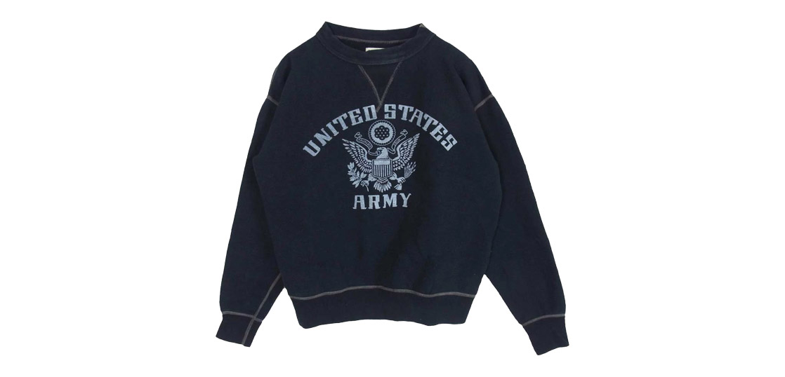 リアルマッコイズ US ARMY プリント 前V スウェット 買取実績